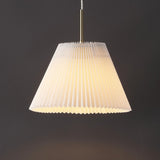 Savoy 14.25" 1-Light Classic French Country Iron LED Pendant with Pleated Shade
