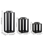 Latch Modern Industrial Integrated Indoor/Outdoor LED Solar Powered Lanterns