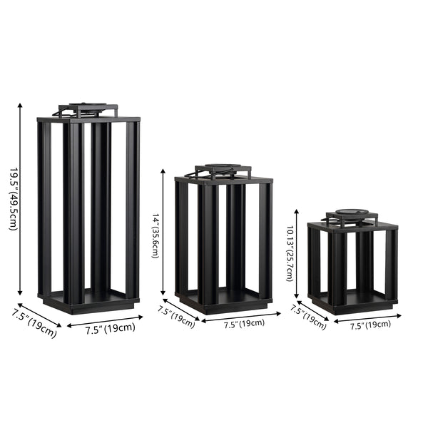 Dimension Image Black (Set of 3)