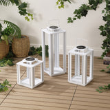 Latch Modern Industrial Integrated Indoor/Outdoor LED Solar Powered Lanterns