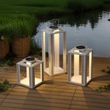 Latch Modern Industrial Integrated Indoor/Outdoor LED Solar Powered Lanterns