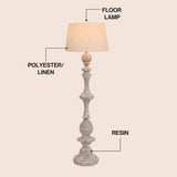 Nicolas 67" Resin LED Floor Lamp