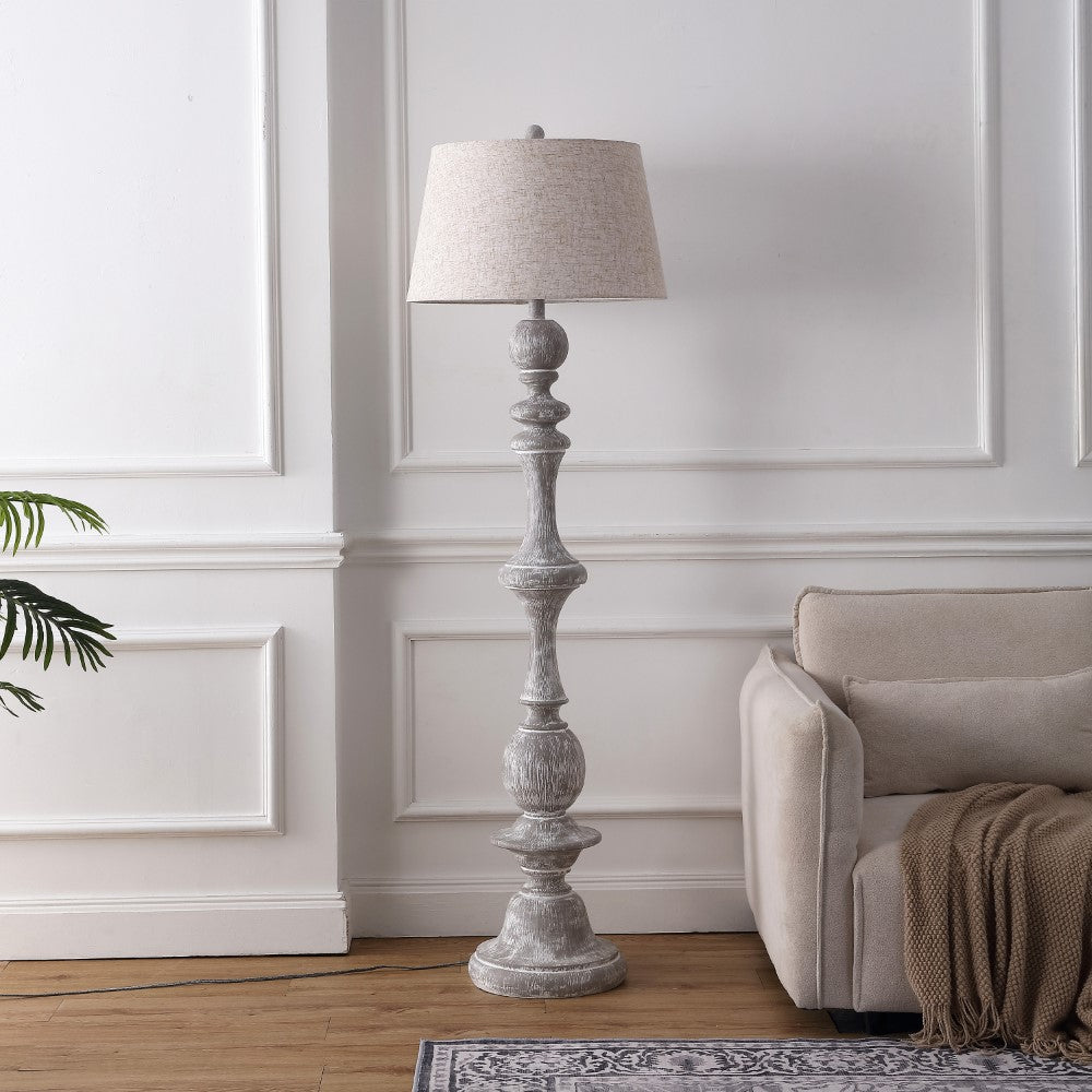 Nicolas 67" Resin LED Floor Lamp