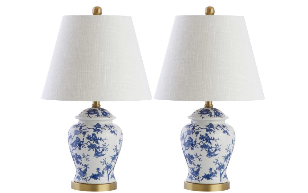 Danny 22" Chinoiserie LED Table Lamp