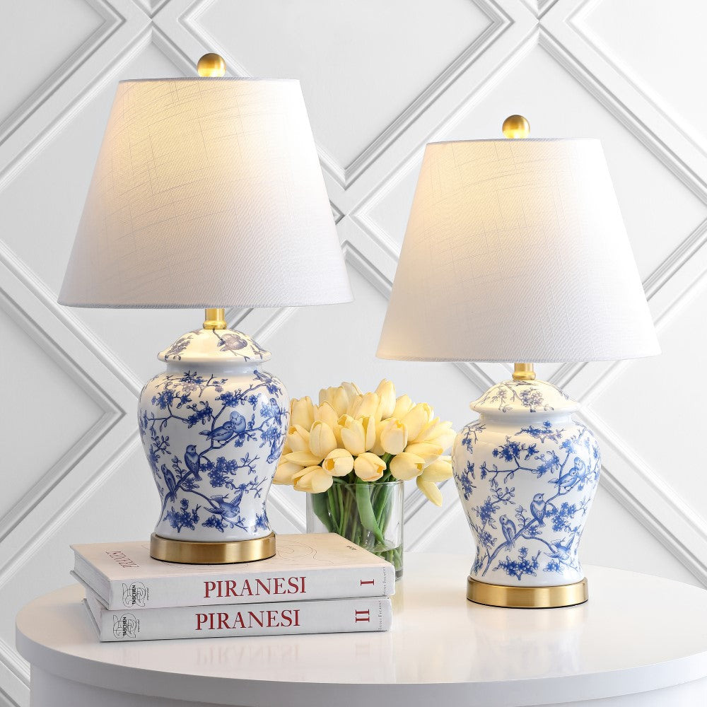Danny 22" Chinoiserie LED Table Lamp