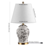 Danny 22" Chinoiserie LED Table Lamp