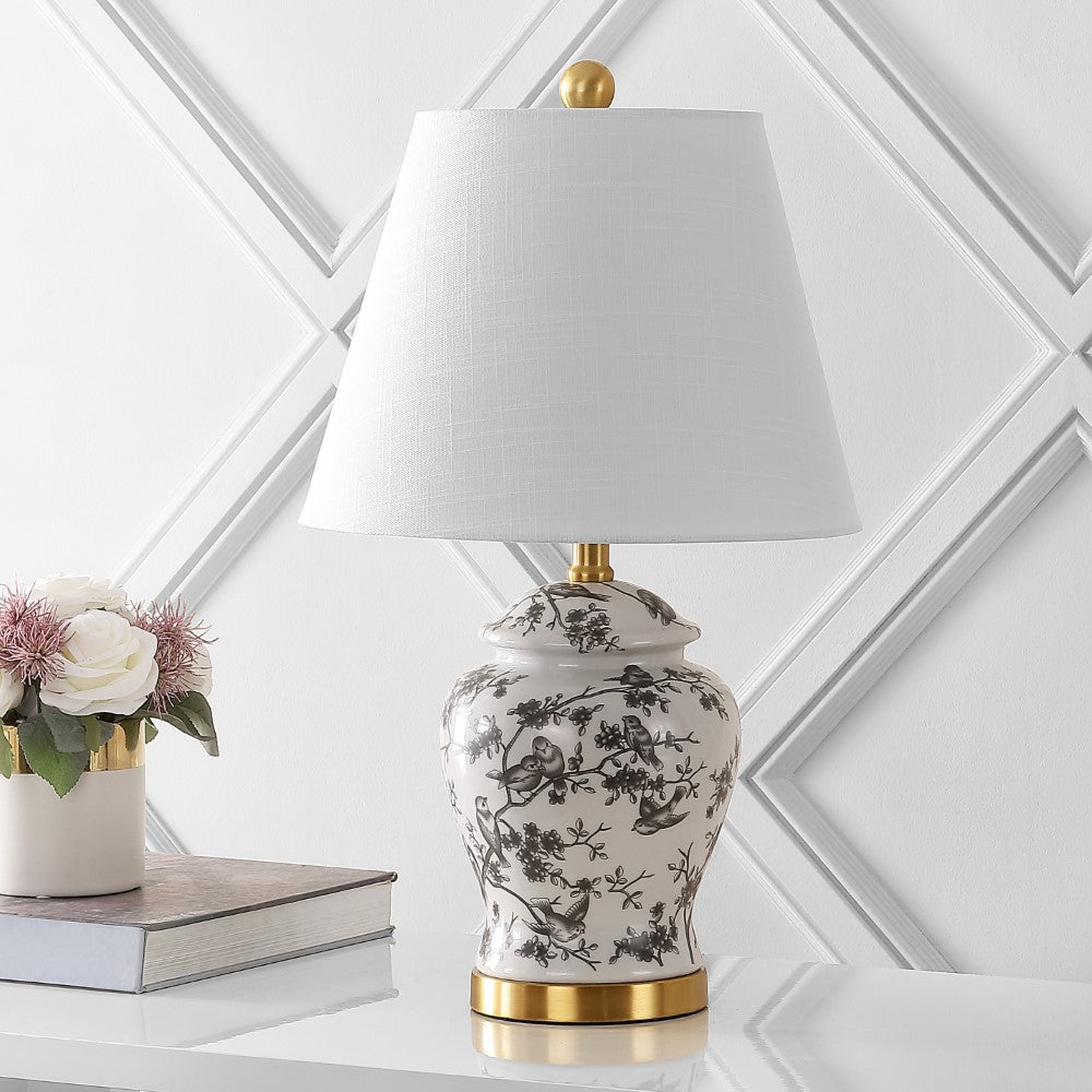 Danny 22" Chinoiserie LED Table Lamp