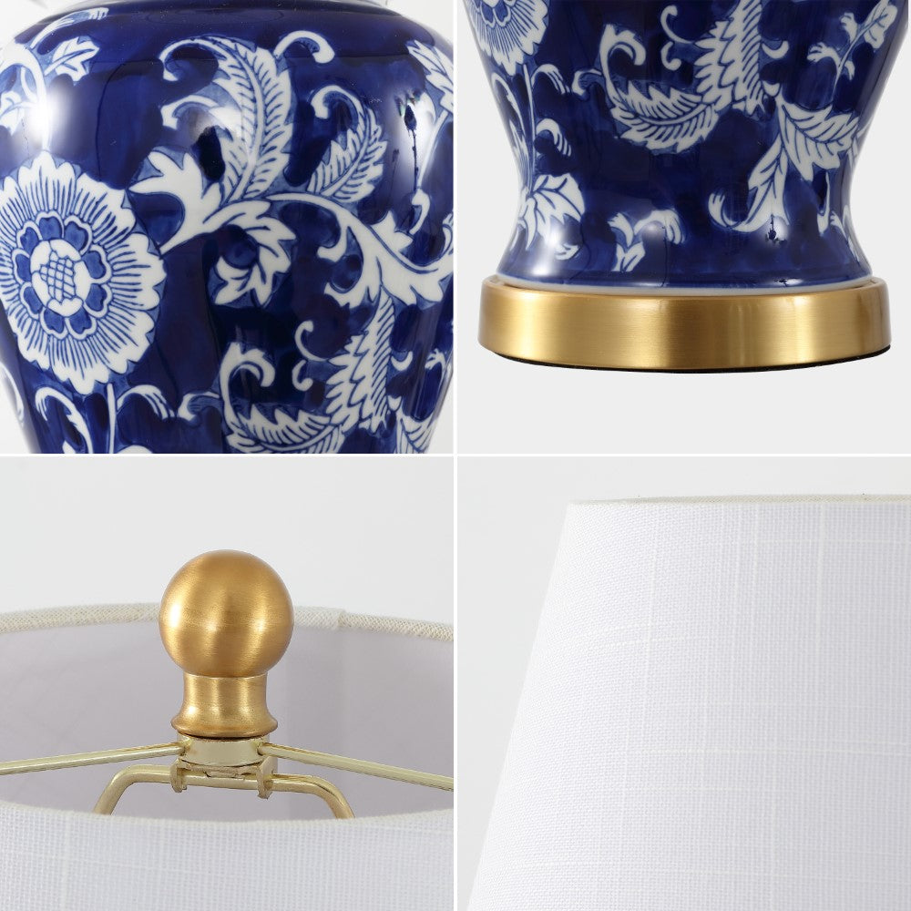 Danny 22" Chinoiserie LED Table Lamp