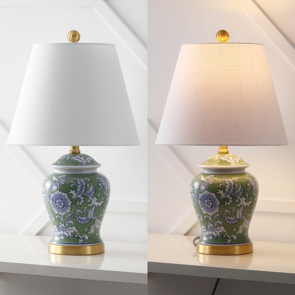 Danny 22" Chinoiserie LED Table Lamp