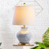 Skyler 20.5" Marbleized Ceramic LED Table Lamp