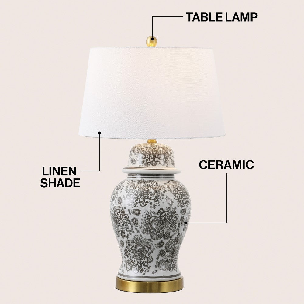 Fabian 29.5" Ceramic LED Table Lamp