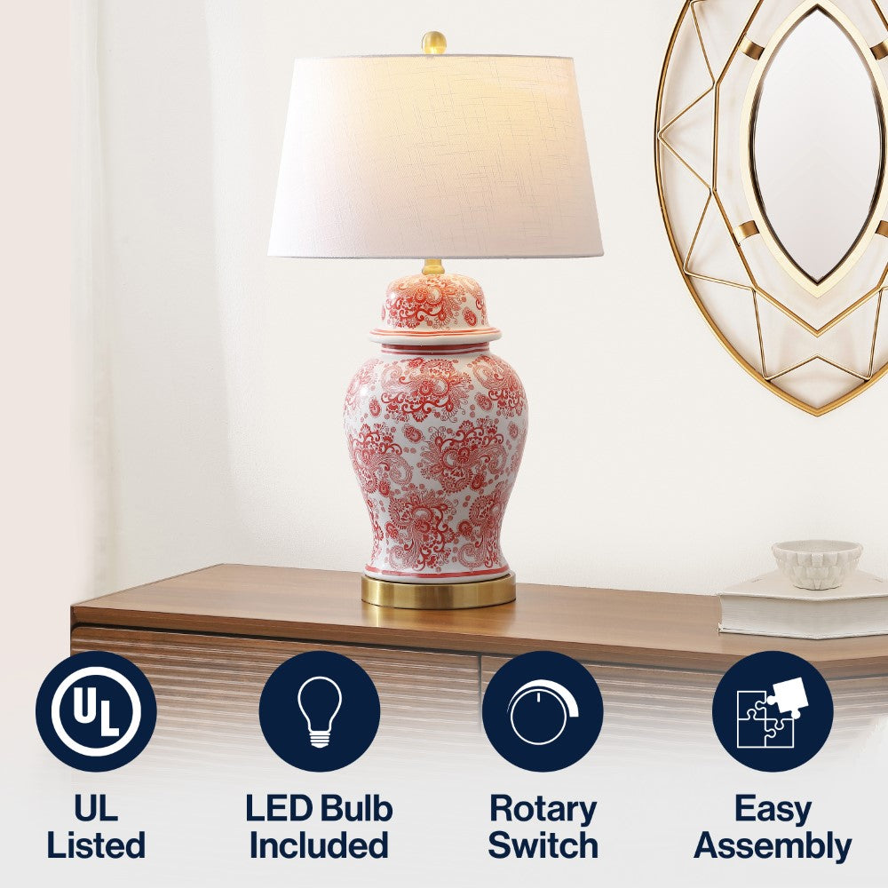 Fabian 29.5" Ceramic LED Table Lamp