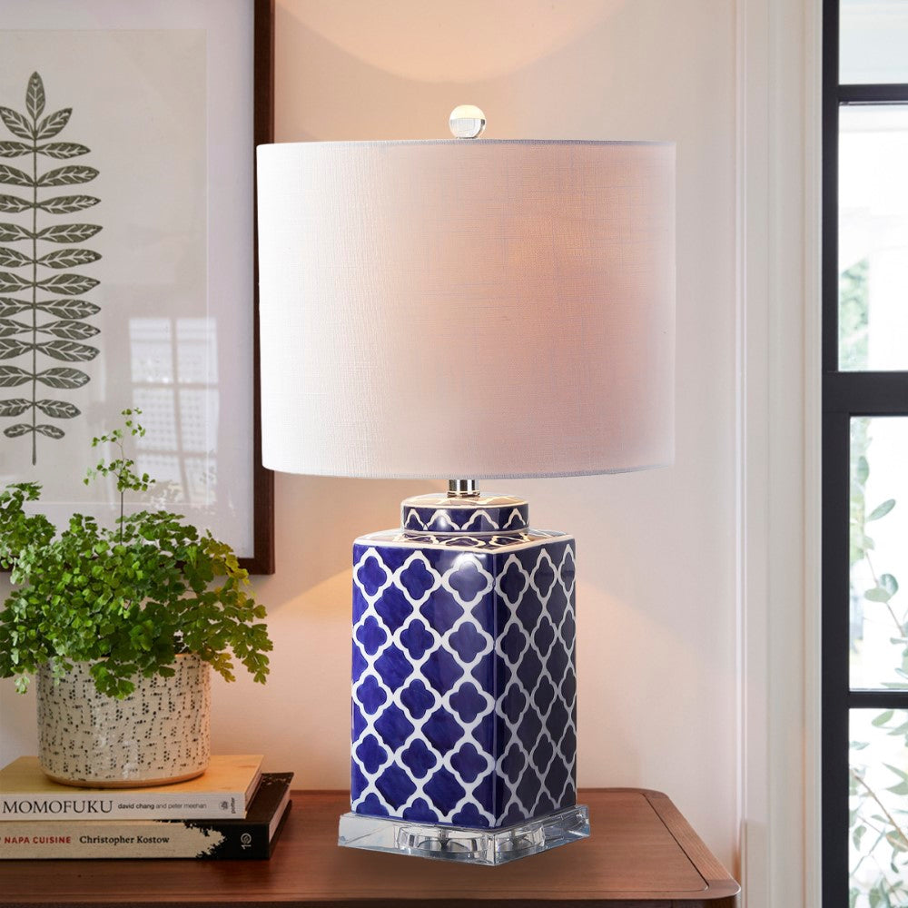 Anna 23" Chinoiserie LED Table Lamp