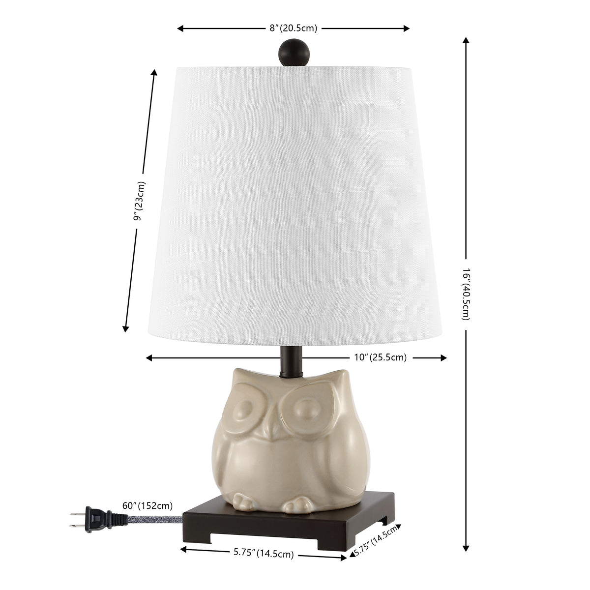 Kai 16" Ceramic Mini LED Table Lamp