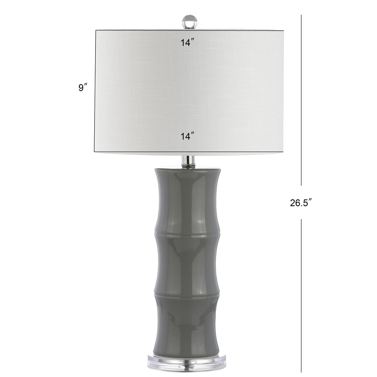 Rebecca 26.5" Ceramic LED Table Lamp
