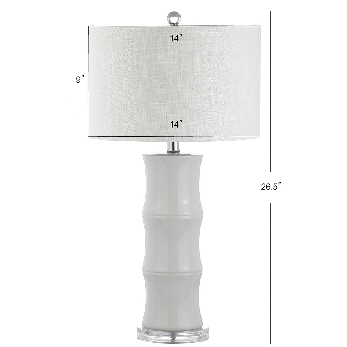 Rebecca 26.5" Ceramic LED Table Lamp