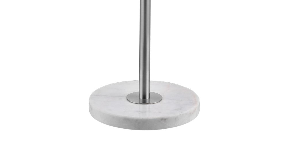 Musa 65" Adjustable Metal/Marble LED Floor Lamp