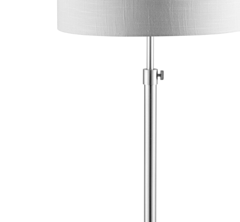 Musa 65" Adjustable Metal/Marble LED Floor Lamp