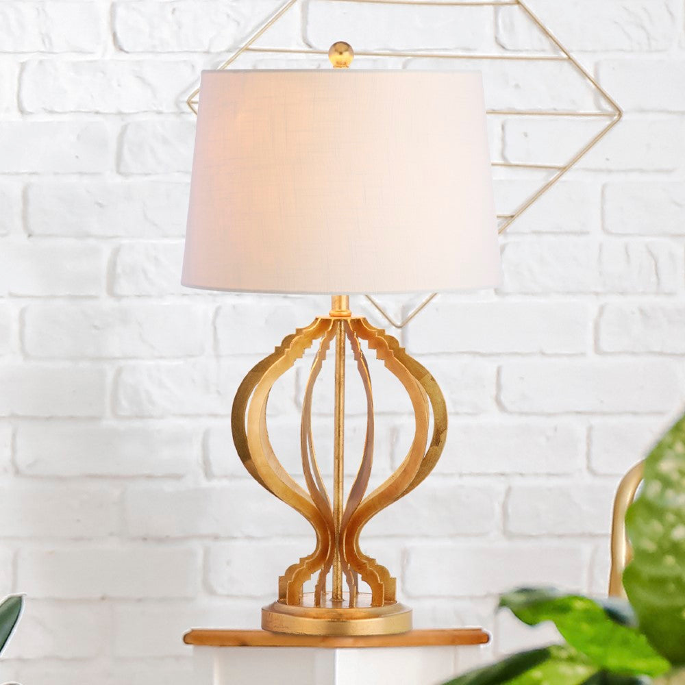 Kade 28.5" Metal Trellis LED Table Lamp