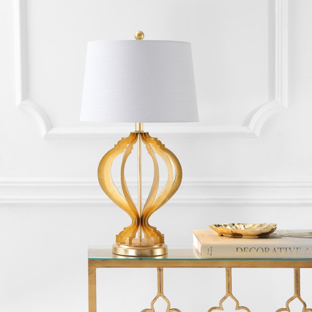 Kade 28.5" Metal Trellis LED Table Lamp