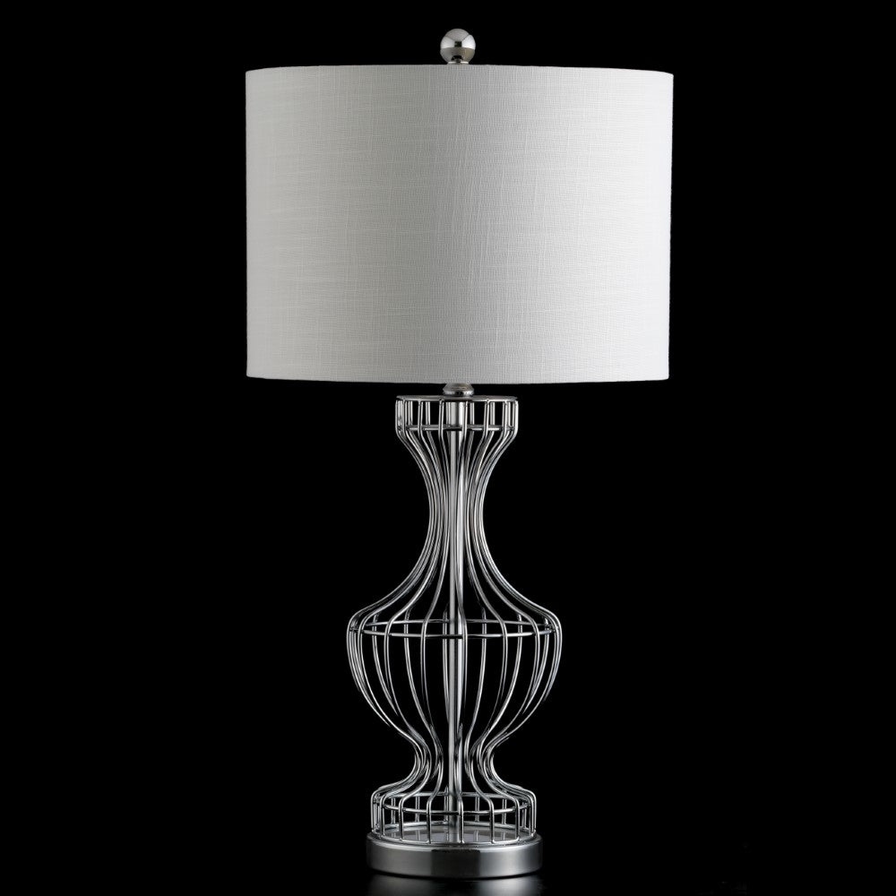 Milan 28" Metal Wire Frame LED Table Lamp