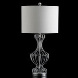 Milan 28" Metal Wire Frame LED Table Lamp