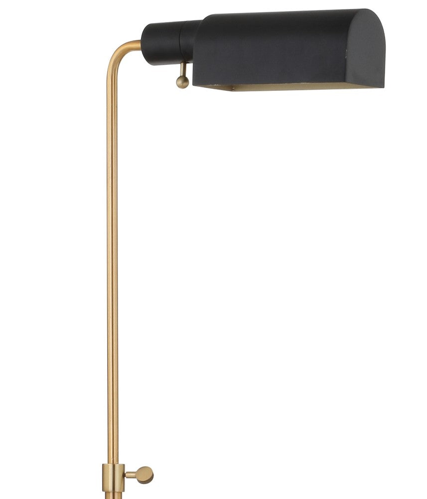 Felix 56.5" Adjustable Brass Library LED Floor Lamp