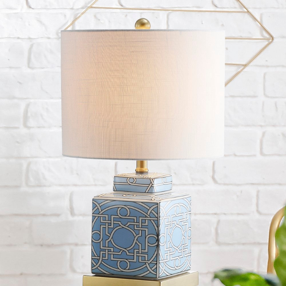 Koda 22" Ceramic/Metal Ginger Jar LED Table Lamp