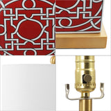 Koda 22" Ceramic/Metal Ginger Jar LED Table Lamp