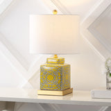 Koda 22" Ceramic/Metal Ginger Jar LED Table Lamp