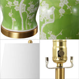 Edinburgh 29.5" Ginger Jar Ceramic/Metal LED Table Lamp
