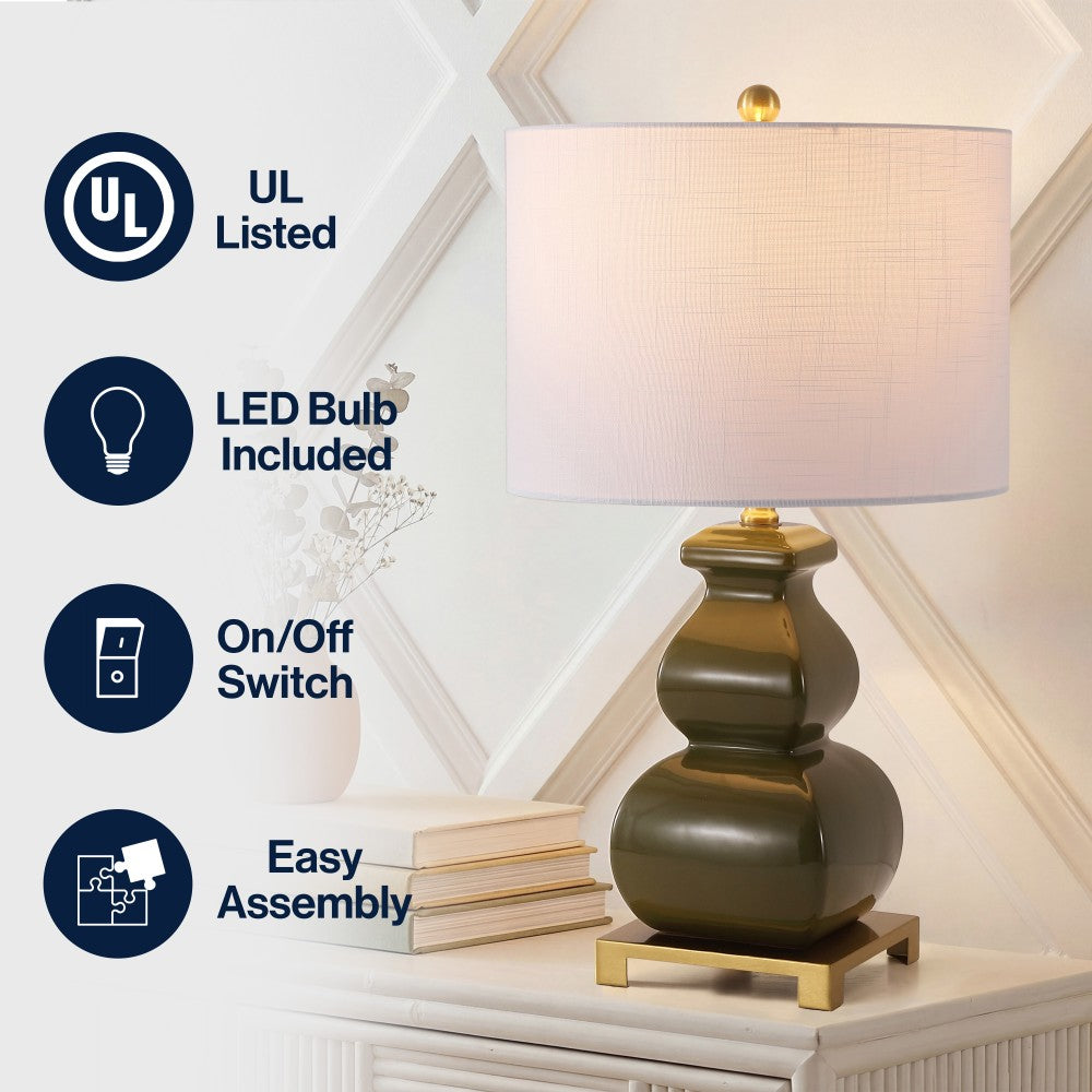 Grant 25.5" Ceramic LED Table Lamp