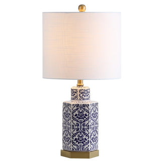 Sandra 23.5" Ginger Jar Ceramic/Metal LED Table Lamp