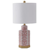 Sandra 23.5" Ginger Jar Ceramic/Metal LED Table Lamp