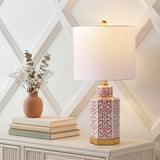 Sandra 23.5" Ginger Jar Ceramic/Metal LED Table Lamp