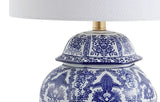 Janessa 25" Ginger Jar Ceramic/Metal LED Table Lamp
