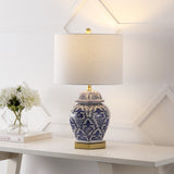 Janessa 25" Ginger Jar Ceramic/Metal LED Table Lamp