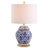 Janessa 25" Ginger Jar Ceramic/Metal LED Table Lamp