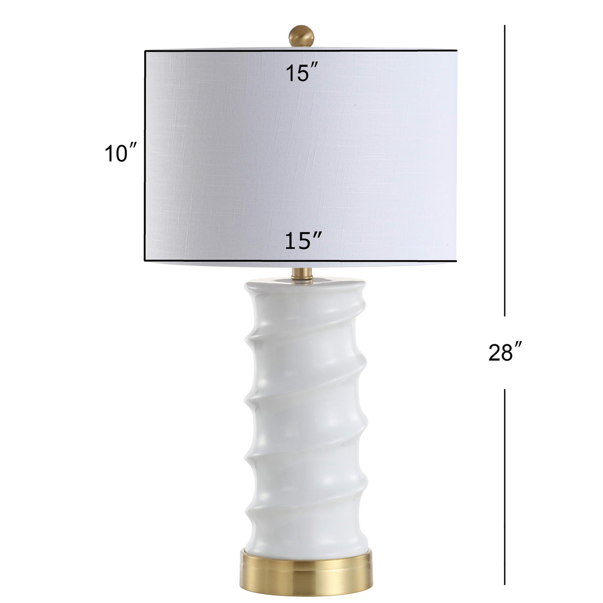 Selena 28" Ceramic LED Table Lamp