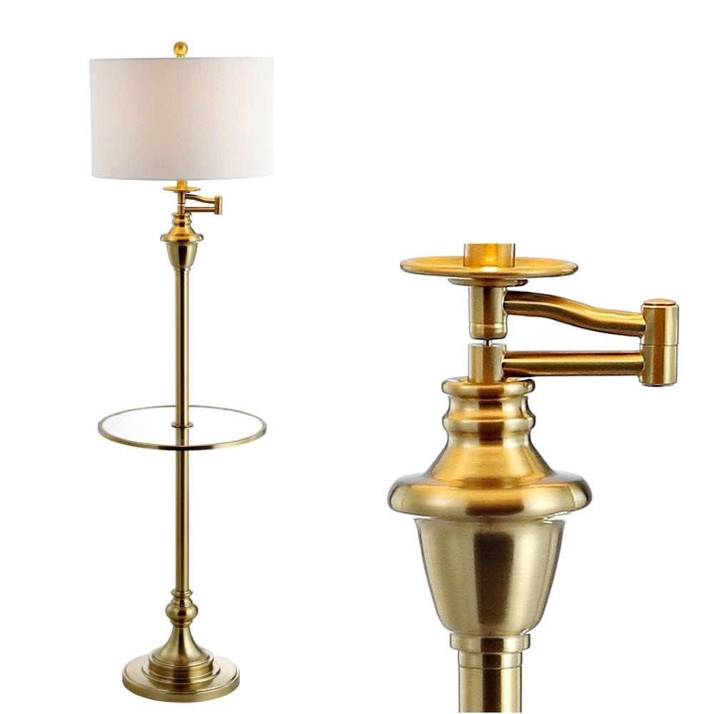 Iris 60" Metal/Glass LED Side and Floor Lamp