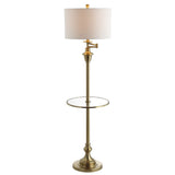 Iris 60" Metal/Glass LED Side and Floor Lamp