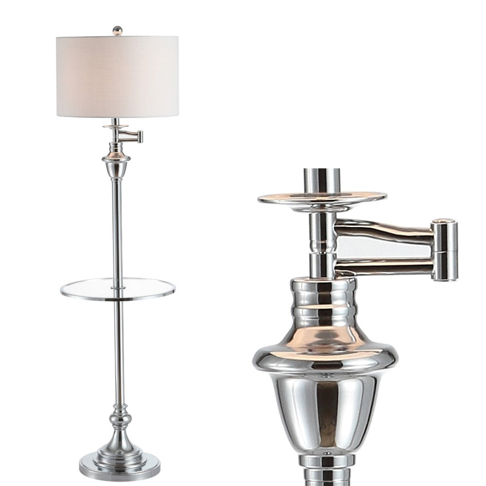 Iris 60" Metal/Glass LED Side and Floor Lamp