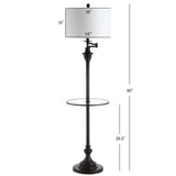Iris 60" Metal/Glass LED Side and Floor Lamp