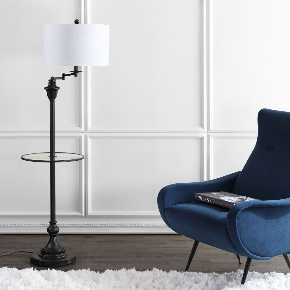 Iris 60" Metal/Glass LED Side and Floor Lamp