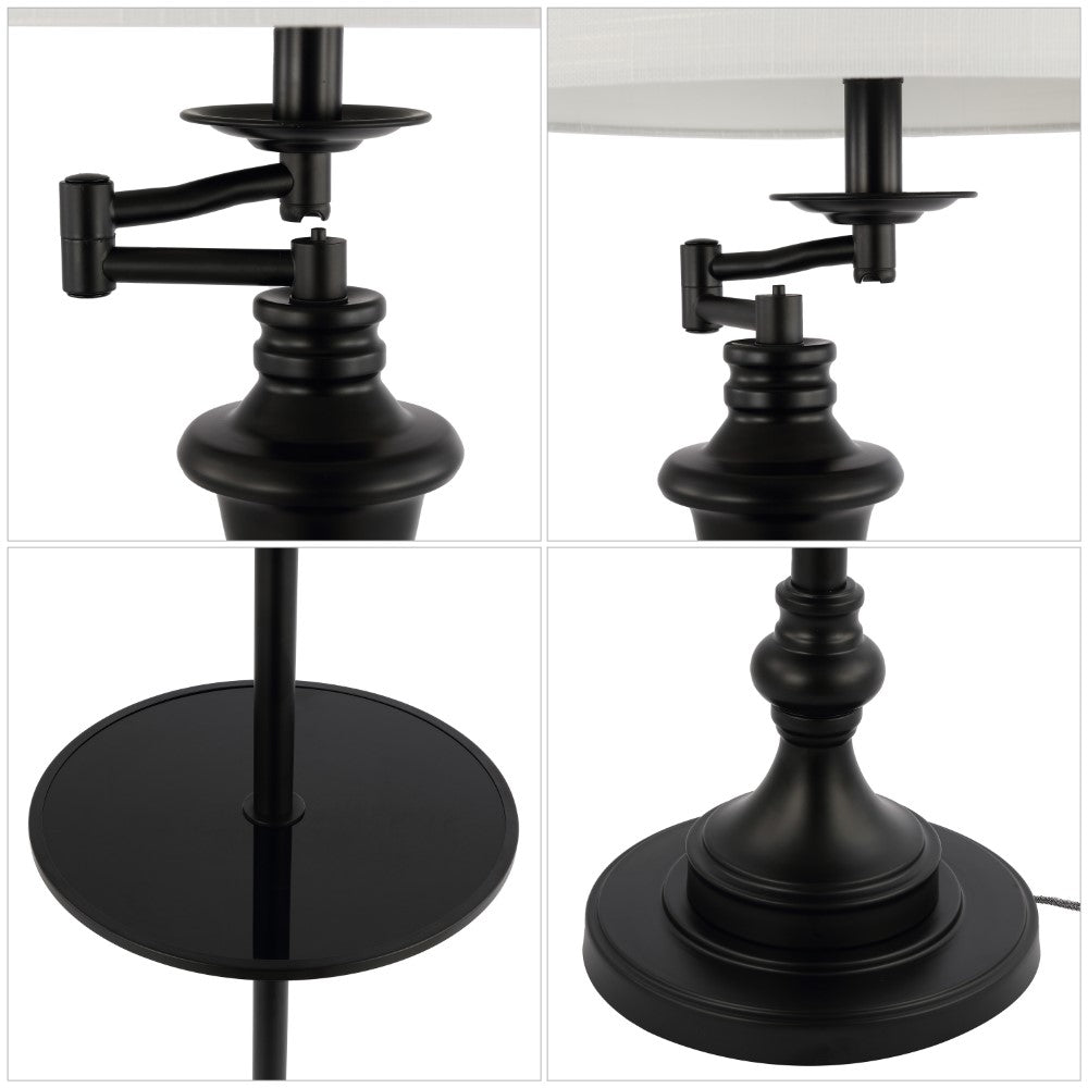 Iris 60" Metal/Glass LED Side and Floor Lamp