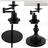 Iris 60" Metal/Glass LED Side and Floor Lamp