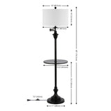 Iris 60" Metal/Glass LED Side and Floor Lamp