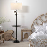 Iris 60" Metal/Glass LED Side and Floor Lamp