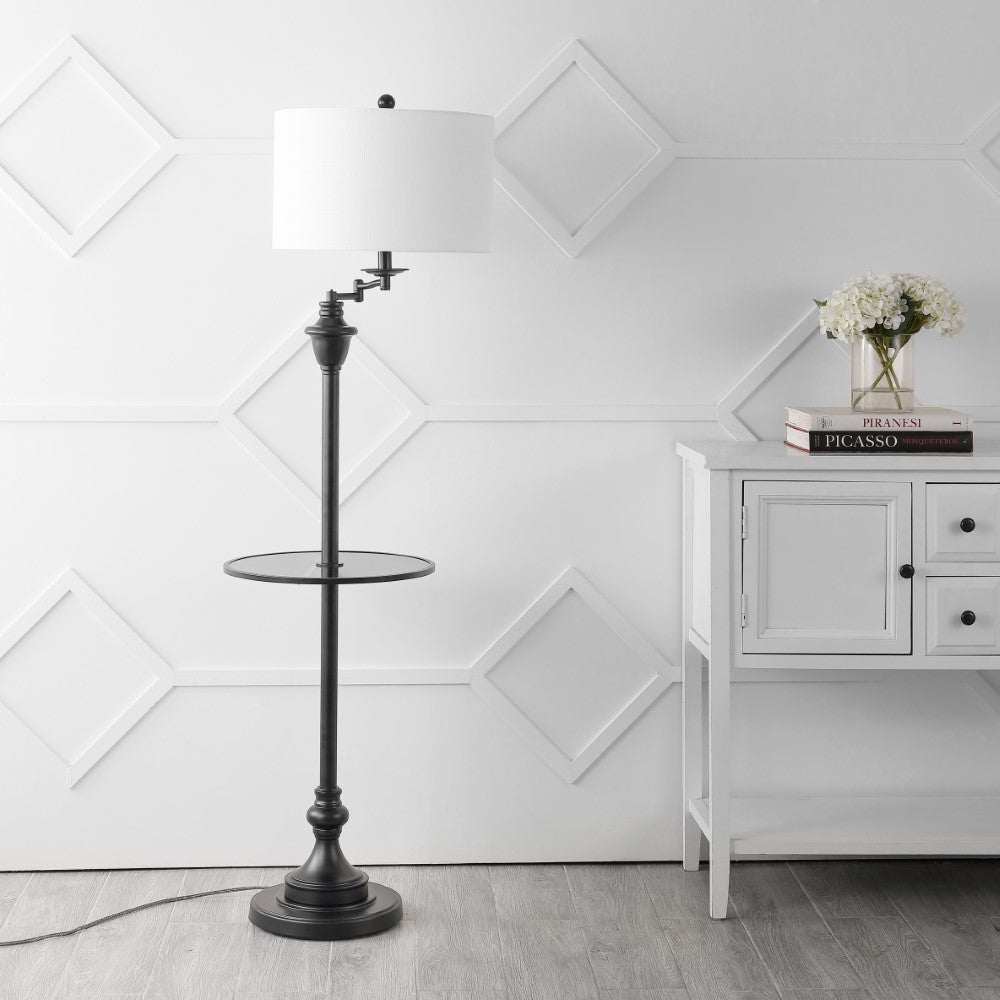 Iris 60" Metal/Glass LED Side and Floor Lamp