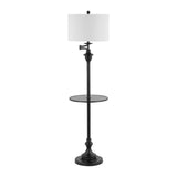 Iris 60" Metal/Glass LED Side and Floor Lamp